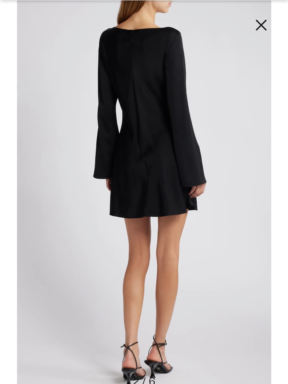 French Connection Black Long-Sleeve Mini Dress - Picture 2 of 11